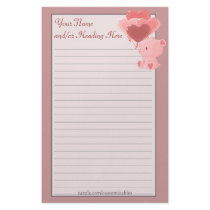 Loving Bear Stationery by Customizables Loving Bear Stationery