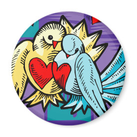 Loving Birds Magnet Loving Birds Magnet