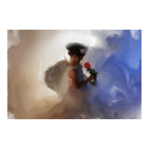 Loving Child Guardian Angel Painting CANVAS posters by madetobeunique Loving Child Guardian Angel Painting CANVAS posters