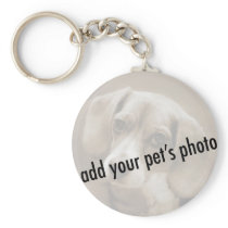 Loving Circle Pet Picture keychains