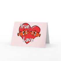 Loving Clownfish Card by MenagerieMayhem Loving Clownfish Card