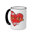 Loving Clownfish Mug by MenagerieMayhem Loving Clownfish Mug