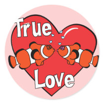 Loving Clownfish Stickers by MenagerieMayhem Loving Clownfish Stickers