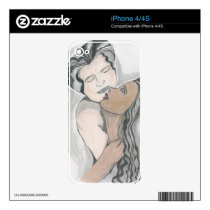 Loving Embrace Decals For The Iphone 4