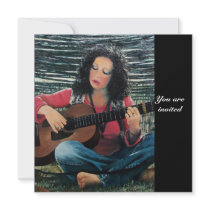 LOVING GUITAR, Country Blues Folk  Pop Music Invitation