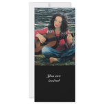 LOVING GUITAR, Country Blues Folk  Pop Music Personalized Invite