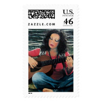 LOVING GUITAR, Country Blues Folk  Pop Music Postage Stamps