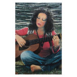 LOVING GUITAR, Country Blues Folk  Pop Music Stationery Design
