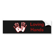 Loving Hands - John 20:27 Bumper Sticker