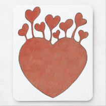 Loving Heart mousepads
