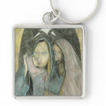 Loving Holy Family Christmas Keychain Loving Holy Family Christmas Keychain