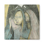Loving Holy Family Christmas Magnet Loving Holy Family Christmas Magnet