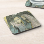 Loving Holy Family Cork Christmas Coaster Set Loving Holy Family Cork Christmas Coaster Set