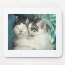Loving kitties Mousepad mousepads