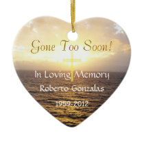 Loving Memory Memorial-Holy Cross Ornament