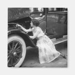 Loving My Old Car, 1920s Fridge Magnets