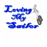 Loving my Sailor, I'm a Navy Fiance t-shirts