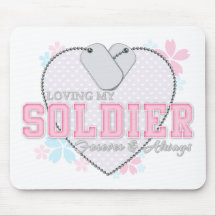 Loving My Soldier Mouse Pad