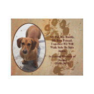 Loving Pet Memorial Photo Canvas wrappedcanvas