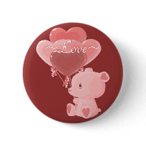 Loving Teddybear Button
