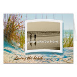 Loving the beach greeting cards