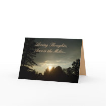 Loving Thoughts,Across the Miles...Card