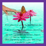 Loving Touch Poster with Poem posters