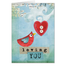 loving you Valentines Day Card cards