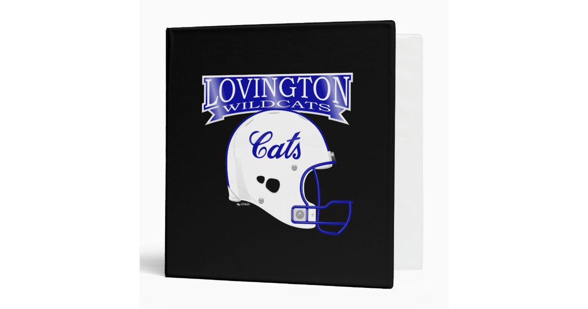 Lovington Wildcats Football Avery Binder Zazzle