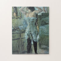 Lovis Corinth - In a corset puzzle