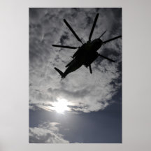 Low angle view of a CH-53E Print