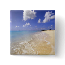 Low Bay Beach, Barbuda, Antigua Button