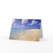 Low Bay Beach, Barbuda, Antigua Greeting Cards