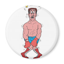 Low Blow Boxer magnets by sportydesigns Low Blow Boxer magnets