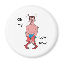 Low Blow Boxer magnets by sportydesigns Low Blow Boxer magnets