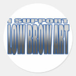 LOW BROW ART stickers