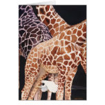 "Low Clearance" Giraffe Wildlife Animal Watercolor Greeting Cards