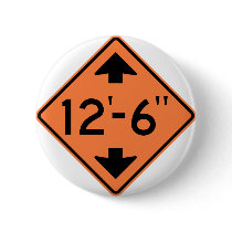 Low Clearance Warning Highway Sign buttons by wesleyowns Low Clearance Warning Highway Sign buttons
