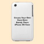 Low Cost Create Case-Mate Barely There iPhone 3G Iphone 3 Case-mate Case