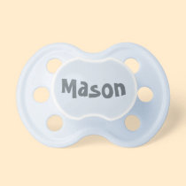 Low Cost Create Your Own Baby Boy's Name Pacifier