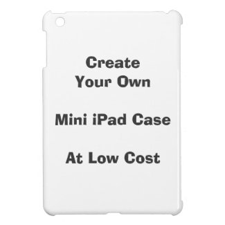 create your own iPad Mini case at low cost