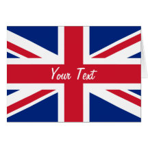 Low Cost Union Jack Flag of Great Britain Greeting Cards