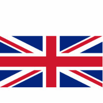 Low Cost Union Jack Flag of Great Britain Desk Photo Cut Outs