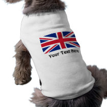 Low Cost Union Jack Flag of Great Britain Dog Top Pet T Shirt