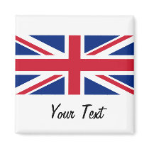 Low Cost Union Jack Flag of Great Britain Magnet