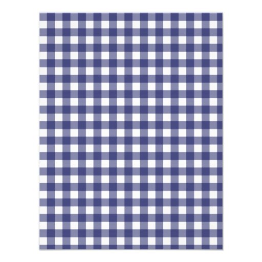 Low Country Boil Crab & Lobster Blue Gingham Invite