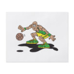 low dribble basketball player flyers