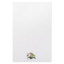 low dribble basketball player stationery