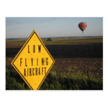 Low Flying Aircraft Postcard