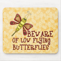 Low Flying Butterflies mousepads